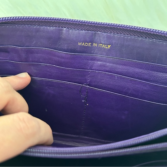 Vintage Prada purple quilted zip around wallet - Picture 8 of 12